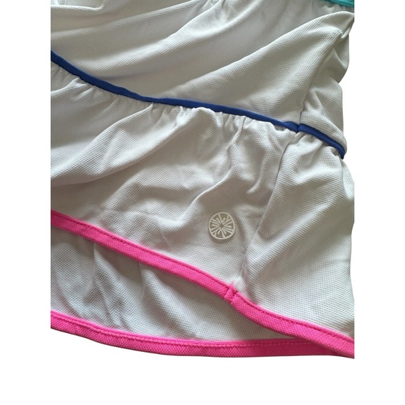 Lilly Pulitzer Peachy Skort Resort White Luxletic Tennis UPF 50+ Sz XL - Picture 5 of 6